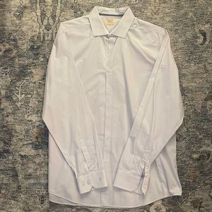 Penguin White Button Down Shirt Slim Fit 17- 34/35